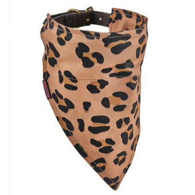 Digby & Fox Leopard Print Dog Bandana Peach (L) Price Comparisons | Compare The Build