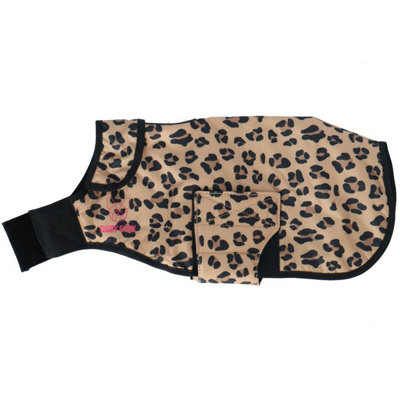 Digby & Fox Leopard Print Dog Coat Brown/Black (XXL-14cm) Price Comparisons | Compare The Build