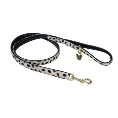 Digby & Fox Leopard Print Leather Dog Lead Brown/Tan (One Size) Price Comparisons | Compare The Build