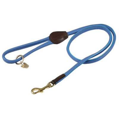 Digby & Fox Rolled Leather Dog Lead Royal Blue (One Size) Price Comparisons | Compare The Build