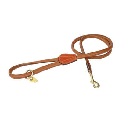 Digby & Fox Rolled Leather Dog Lead Tan (One Size) Price Comparisons | Compare The Build