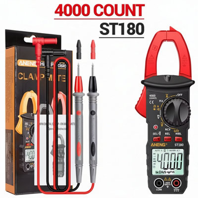 Digital AC Current Clamp Multimeter Tester