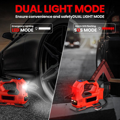 Milwaukee M18 18V ordless Tire Inflator w/ M18 RedLithium X5.0 5Ah