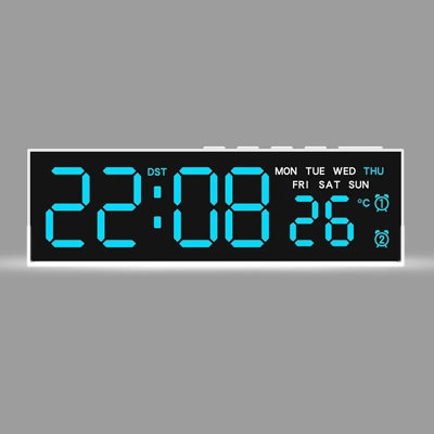 Digital Alarm Clock USB LED Night Light Temperature Dual Alarm Calendar ...