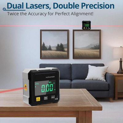 diymore Inclinomètre numérique intelligent à double face - Base