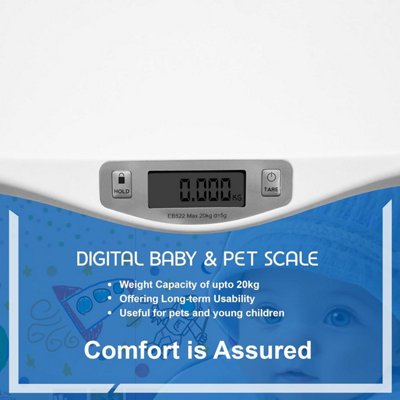 Digital Baby Weighing Scale, Portable Infant and Newborn Scale with LCD ...