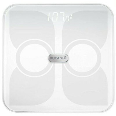 bucanim Bluetooth Scale Digital Bathroom Body Fat Scale