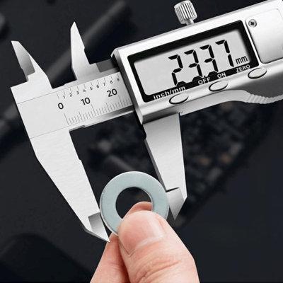 Digital Caliper, 150mm Vernier Calipers with Large LCD Screen Inch ...