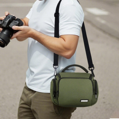 Digital Camera Shoulder Bag Crossbody Waterproof Carry Case for DSLR ...