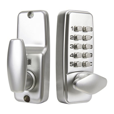 Digital Code Door Lock Weather Resistant Keyless Keypad Combination Key Coded Button Lock