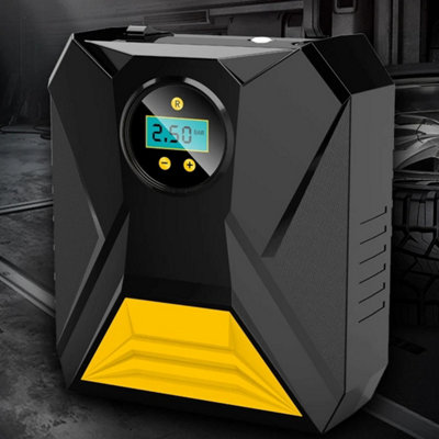 150PSI Portable Car Digital Tire Inflator - 12V Electric Air Pump Compressor With LCD