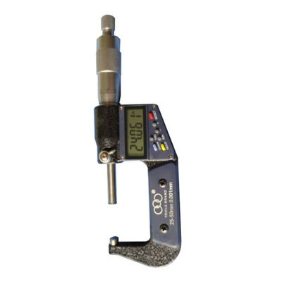 Digital External Micrometer 25-50mm/1-2 With Carry Box BDM1050