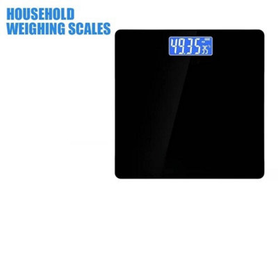 Digital LCD Glass Bathroom Body Weight Scale