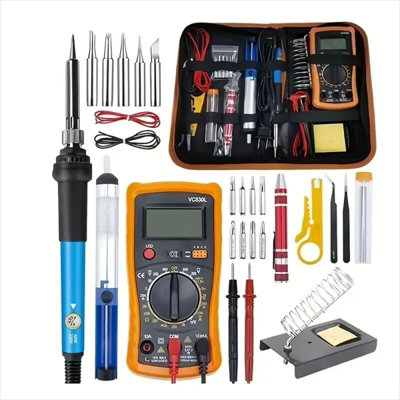 Digital Multimeter 18 Pieces Set Auto Ranging Digital Multimeter ...