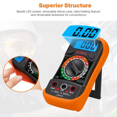Digital Multimeter, Voltmeter Ammeter Ohmmeter Circuit Checker with ...