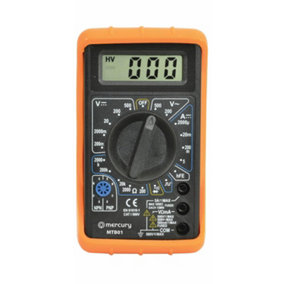 DIGITAL MULTITESTER Multimeter Test Meter Volt Amp Continuity Tester