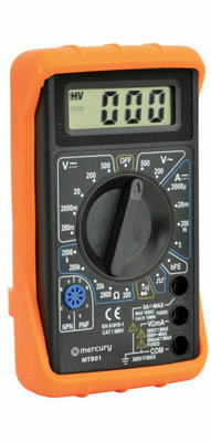 DIGITAL MULTITESTER Multimeter Test Meter Volt Amp Continuity Tester