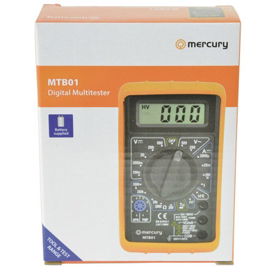 DIGITAL MULTITESTER Multimeter Test Meter Volt Amp Continuity Tester