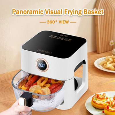 Visual Air Fryer Automatic Oil-free Multi-function Large Capacity Glas –  ottostore