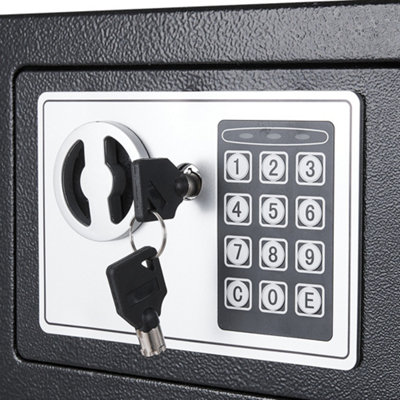 Digital Password & Keys Dual Lock Safe for Home Office Security Flex 6L