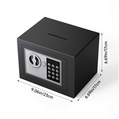 Digital Password & Keys Dual Lock Safe for Home Office Security Flex 6L