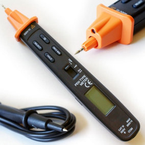 Digital Pen Type Multimeter Probe Voltage Tester Detect Continuity Battery Audio