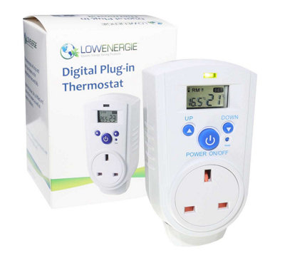 Digital Plug-in Thermostat - 13A - 3