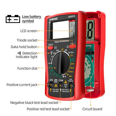Digital Professional Multimeter Tester