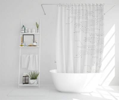 digital technology circuit board (Shower Curtain) / Default Title Price Comparisons | Compare The Build
