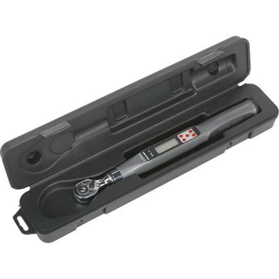Digital Torque Wrench - 3/8" Sq Drive - 72 Tooth Ratchet - 8 to 85 Nm Range