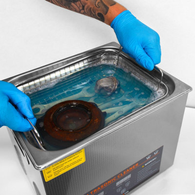 Digital Ultrasonic Cleaner 15L Steel Cleaning Tank - 6