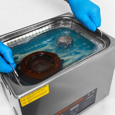 Digital Ultrasonic Cleaner 30L Steel Cleaning Tank - 6
