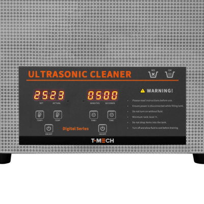 Digital Ultrasonic Cleaner 3L Steel Cleaning Tank - 7