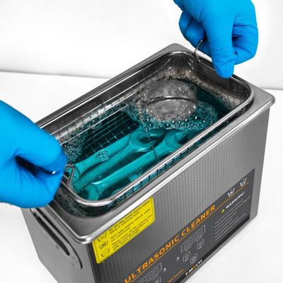 Digital Ultrasonic Cleaner 6L Steel Cleaning Tank - 6