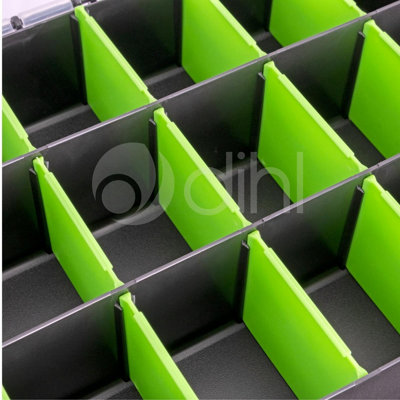Dihl 21 Compartment Tool Box Organiser Case