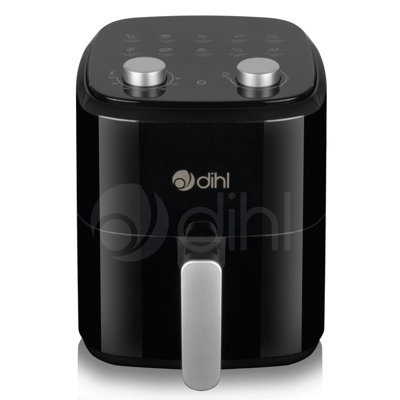 Dihl 5.5L Dial Control Black Air Fryer