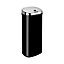 Dihl 50L Black Litre Sensor Bin Kitchen Waste Dustbin Chrome Automatic