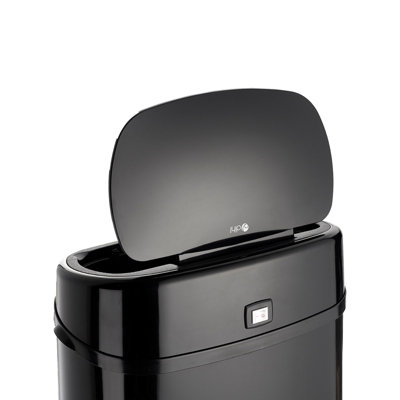 Dihl 58L Sensor Bin Black with Black Lid Kitchen Waste Dustbin