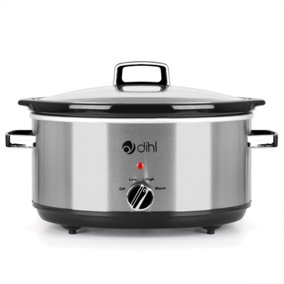 Dihl 6.5 Litre Family Sized Large Capacity Slow Cooker