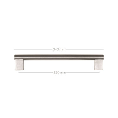 Dihl Boss Bar Handles Brushed Stainless Steel Cabinet Cupboard 320mm - (Pack of 10)
