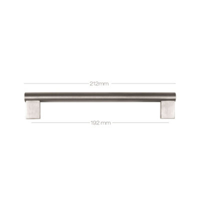 Dihl Boss Bar Stainless Steel Kitchen Cupboard Cabinet Drawer Door Handles 192mm (Pack of 4)