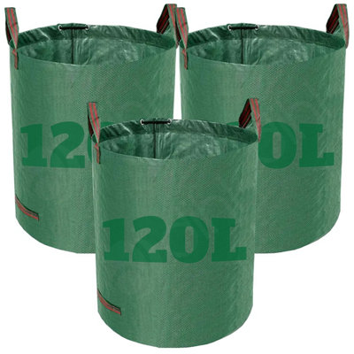 Dihl Heavy Duty Garden Waste Bag - 120L - 3 Pack