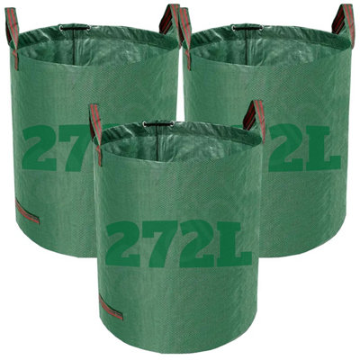 Dihl Heavy Duty Garden Waste Bag - 272L - 3 Pack