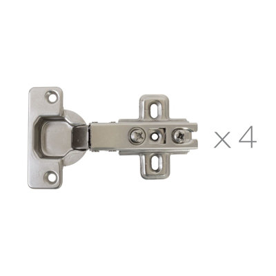 Dihl Standard Full Overlay Kitchen Cupboard Cabinet Hinge 35mm - Pack of 4 Price Comparisons | Compare The Build