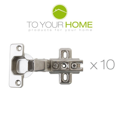 Dihl Standard Inset Kitchen Cupboard Cabinet Hinge 35mm - Pack of 10