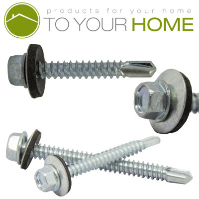 Dihl TEK Roofing Screws 65mm 6.5mm - Pack of 25