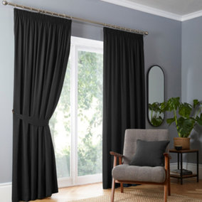 Dijon Thermal and Blackout Fully Lined Pencil Pleat Curtains