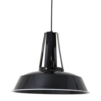 Dilara Metal Ceiling Light, Hanging Lamp Pendant Light Fixture, Black