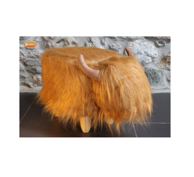 Georgette the highland store cow footstool