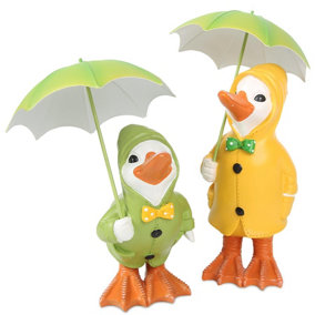 Dilly and Dally Garden Ducks Ornaments